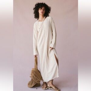 Free people bro sweater maxi
